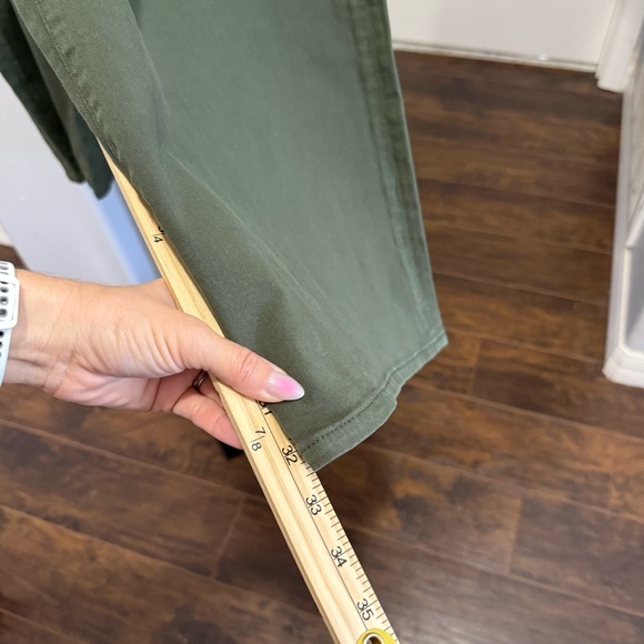 Good American Women's Size 20 Green Good Waist Palazzo Wide Leg Pant Jeans - Picture 8 of 11